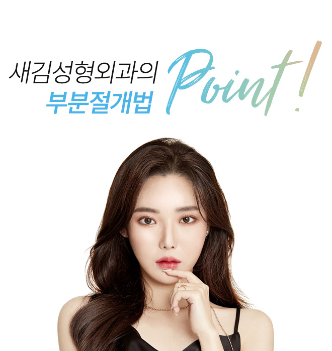 새김성형외과의 부분절개법 point